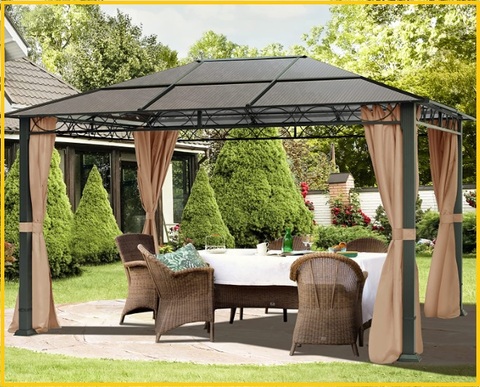 Gazebo 4x3 impermeabile | Grandi Sconti | Gazebo per giardino 