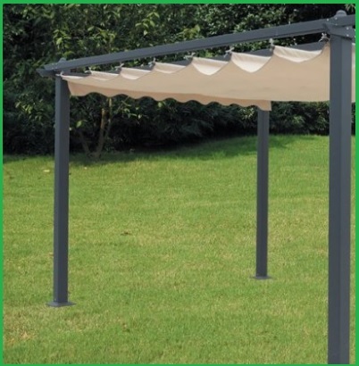 Gazebo pergola per il giardino unico e stabile