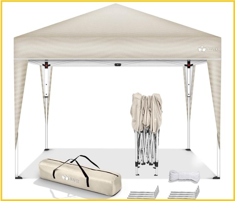 Gazebo 4x4 Pieghevole A Fisarmonica