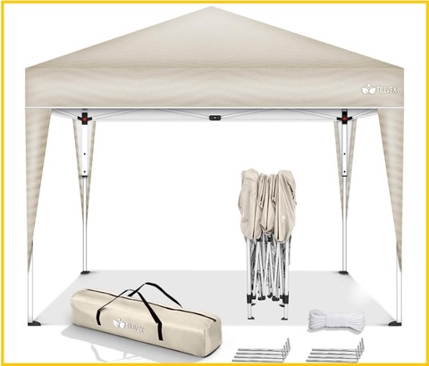 Gazebo 4x4 pieghevole a fisarmonica