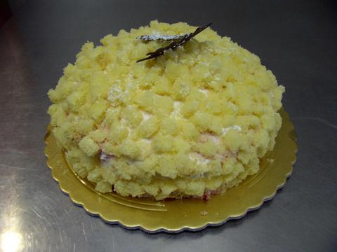 Torta Mimosa Semifreddo Alla Vaniglia