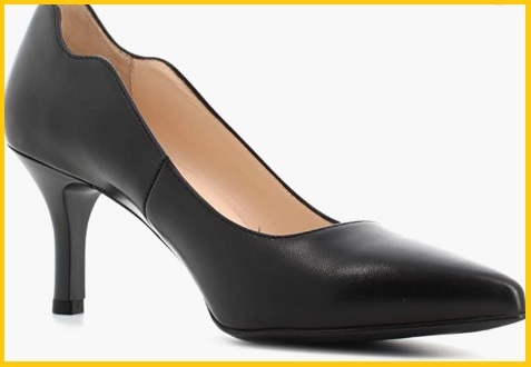 Scarpa donna elegante, colore nero, nero giardini