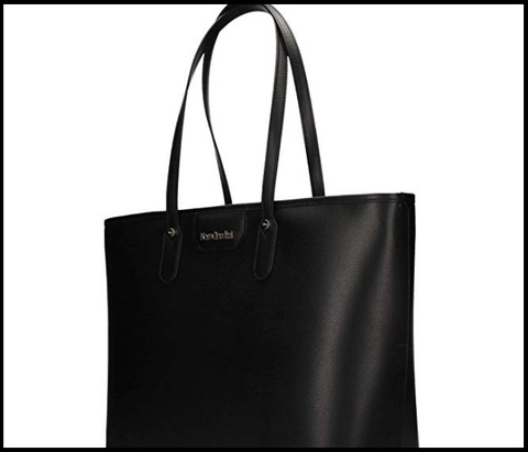 Borsa Sportiva In Pelle Scamosciata Nera Nero Giardini