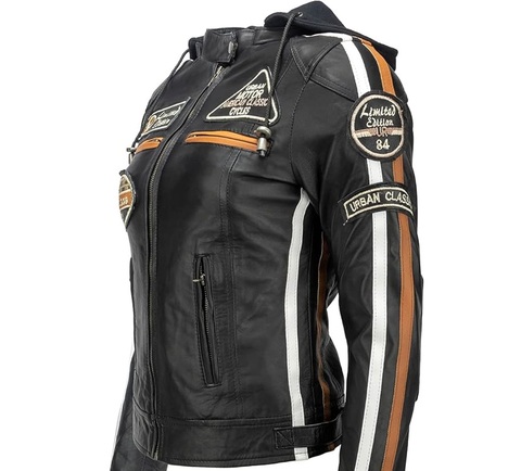 Giacca Moto Donna In Pelle