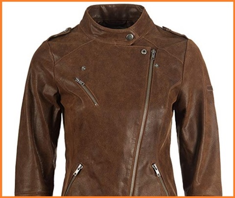 Giacca in pelle estiva donna