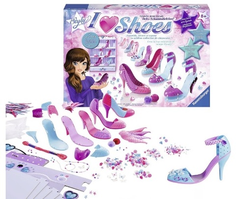 Collezione di scarpe da decorare ravensburger