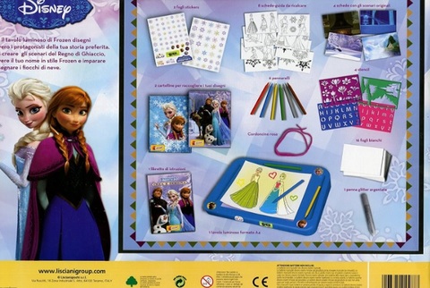 Frozen crea e disegna kit e accessori per bimbe