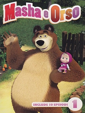 Masha e orso cartone animato dvd per bambini