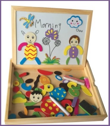 Lavagna puzzle in legno e magnetica per bimbi | Grandi Sconti | Giochi Educativi per bambini