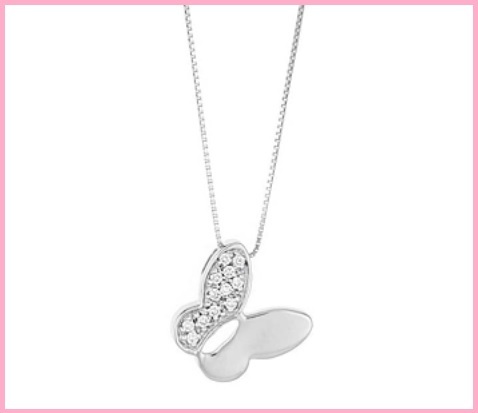 Collana Con Pendente Farfalle
