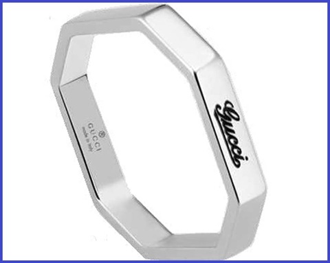 Anello gucci in oro bianco