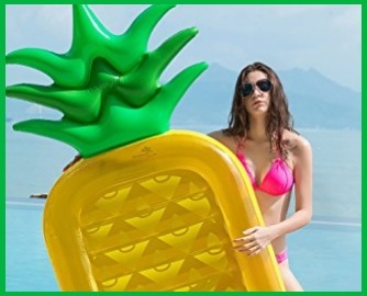 Gonfiabile materassino a forma di ananas