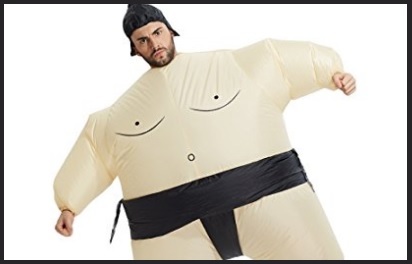 Gonfiabile costume adulto sumo