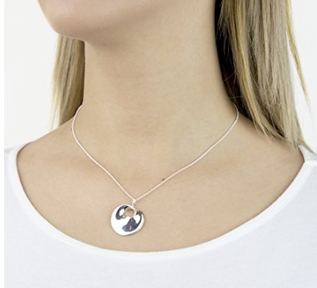 Collana Con Pendente In Argento Georg Jensen Donna