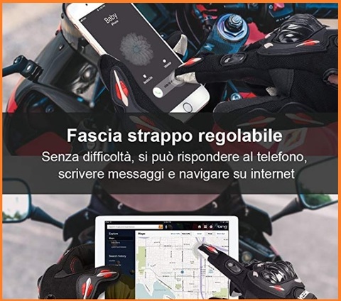 Guanti moto invernali tecnici