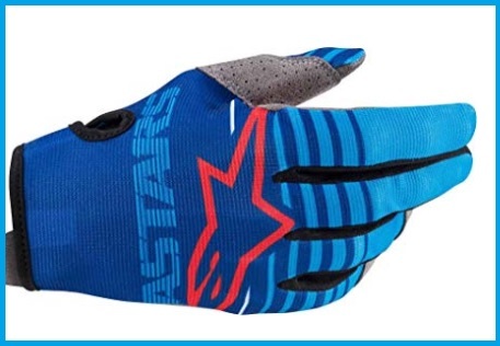 Guanti moto blu alpinestar