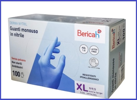 Guanti extra large monouso in nitrile