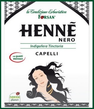 Hennè Ai Capelli Con Hennè E Base Di Indigofera Tinctoria