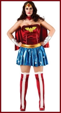 Vestiti carnevale supereroi donne