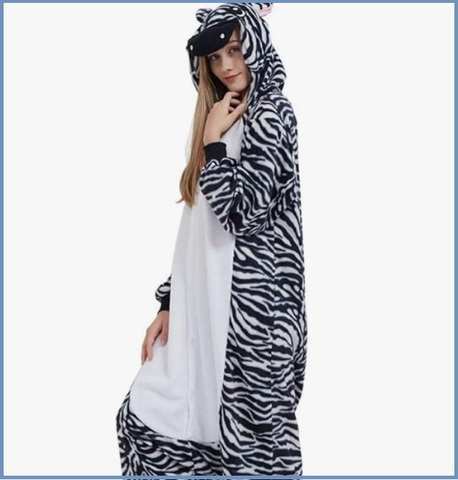 Costume Carnevale Zebra Adulto