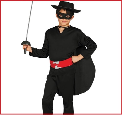Costume Carnevale Bambino Zorro
