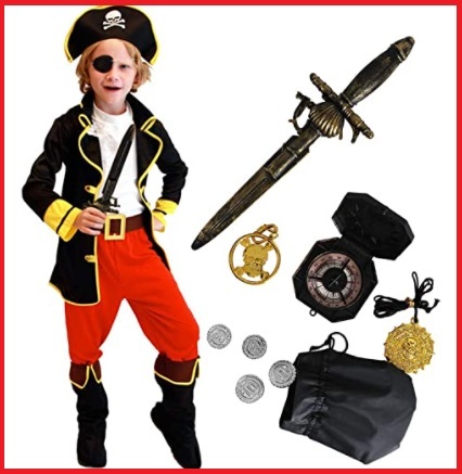 Costume carnevale bambino pirata | Grandi Sconti | Abiti e Costumi di Carnevale travestimenti e maschere