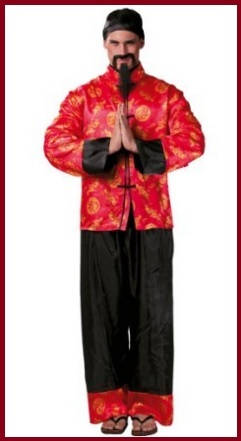 Costume carnevale cinese uomo