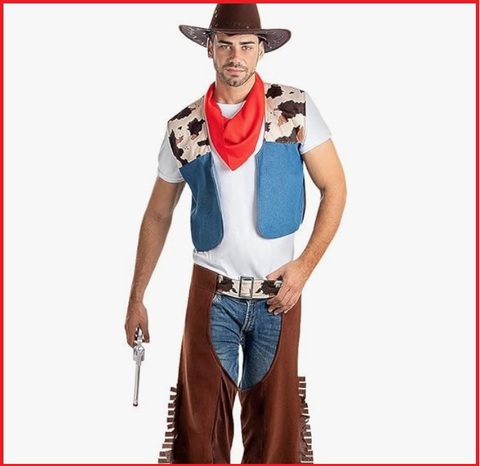 Costume carnevale cowboy uomo