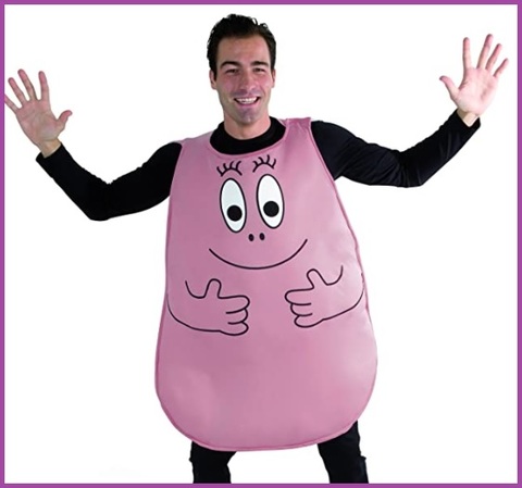 Barbapapà costume di carnevale, barbamamma donna