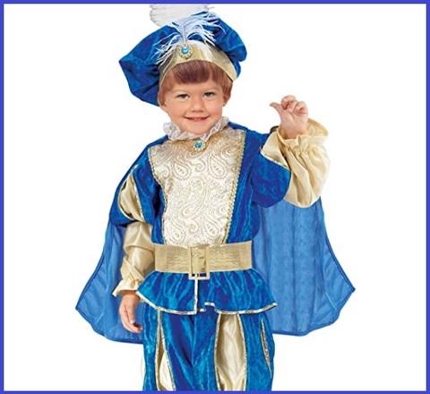 Costume di carnevale neonato da principe