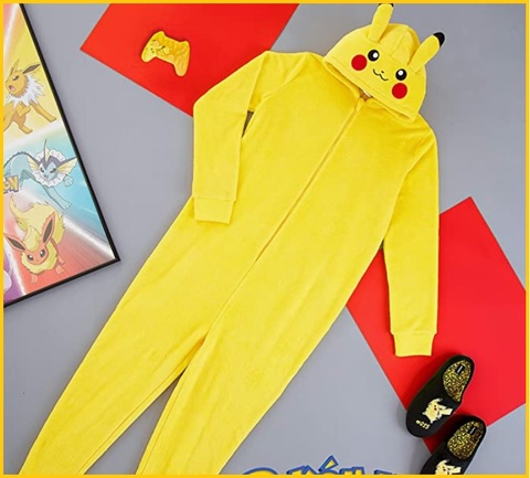 Costume di carnevale adulto pokemon pikachu