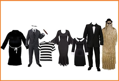 Costumi famiglia addams fai da te