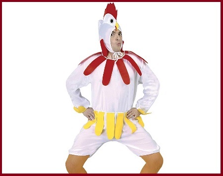 Costume carnevale gallina