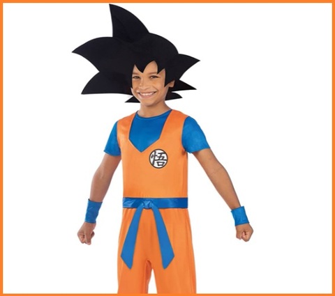 Costume carnevale goku super sayan