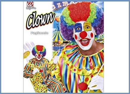 Costume Carnevale Pagliaccio Adulto