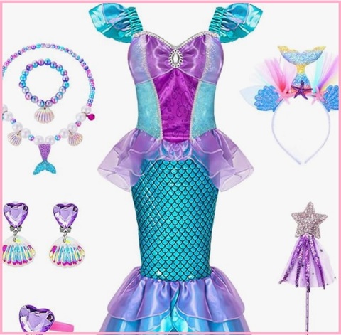 Costume carnevale sirena | Grandi Sconti | Abiti e Costumi di Carnevale travestimenti e maschere