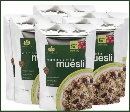 Cereali muesli senza glutine 6 pacchi