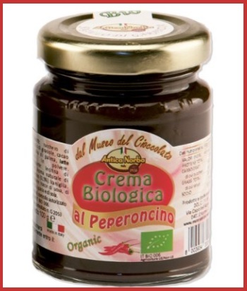 Crema spalmabile al cioccolato con peperoncino senza glutine