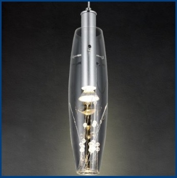 Lampadario Stile Moderno Cromo