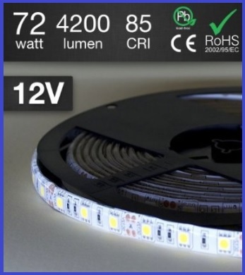 Striscia Led Per La Casa 5 Metri Colore Bianco