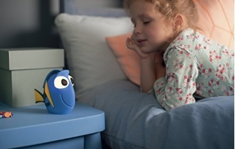 Lampada finding dory disney magico blu