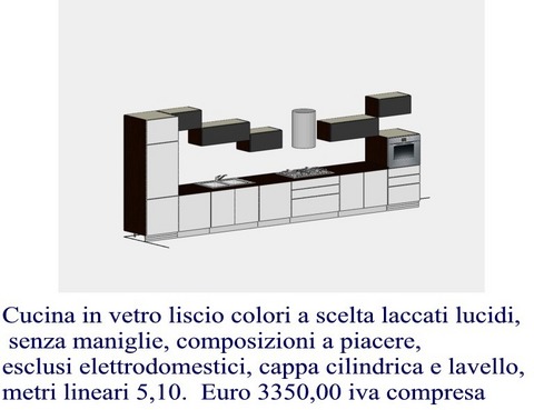 Cucine senza maniglie roma  | Grandi Sconti | Arredamenti a Roma Qualità e Convenienza