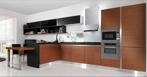 Immagine cucina moderna teak