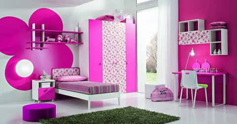 Cameretta bambina bianca e fuxia lazio - Sconto del 20%, camerette | Grandi Sconti