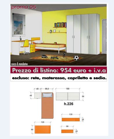 Camerette Complete In Laminato In Promozione