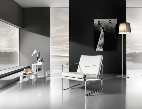 Poltroncina seduta in ecopelle bianca maxhome lazio
