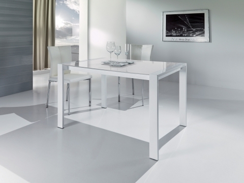 Tavolo da pranzo pure white maxhome roma