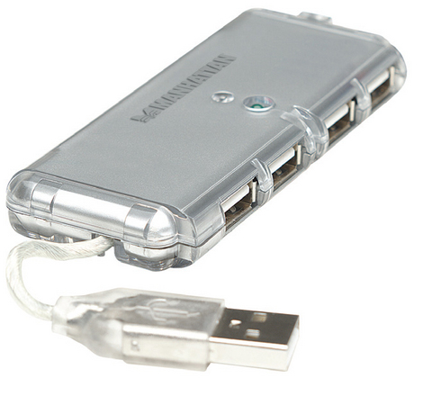 Hub Usb 2.0 Tascabile 4 Porte