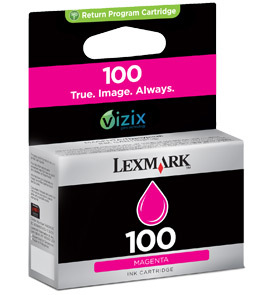 Lexmark 100 cartuccia magenta