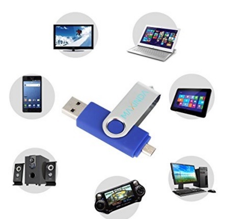 Chiavetta pen drive duale per pc e smartphone